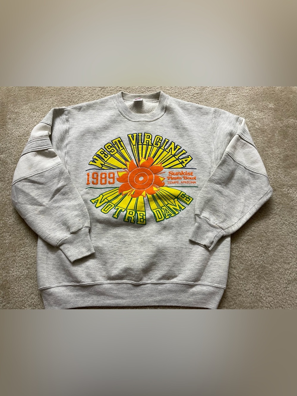 Vintage 1989 Fiesta Bowl Jerzees Sweatshirt